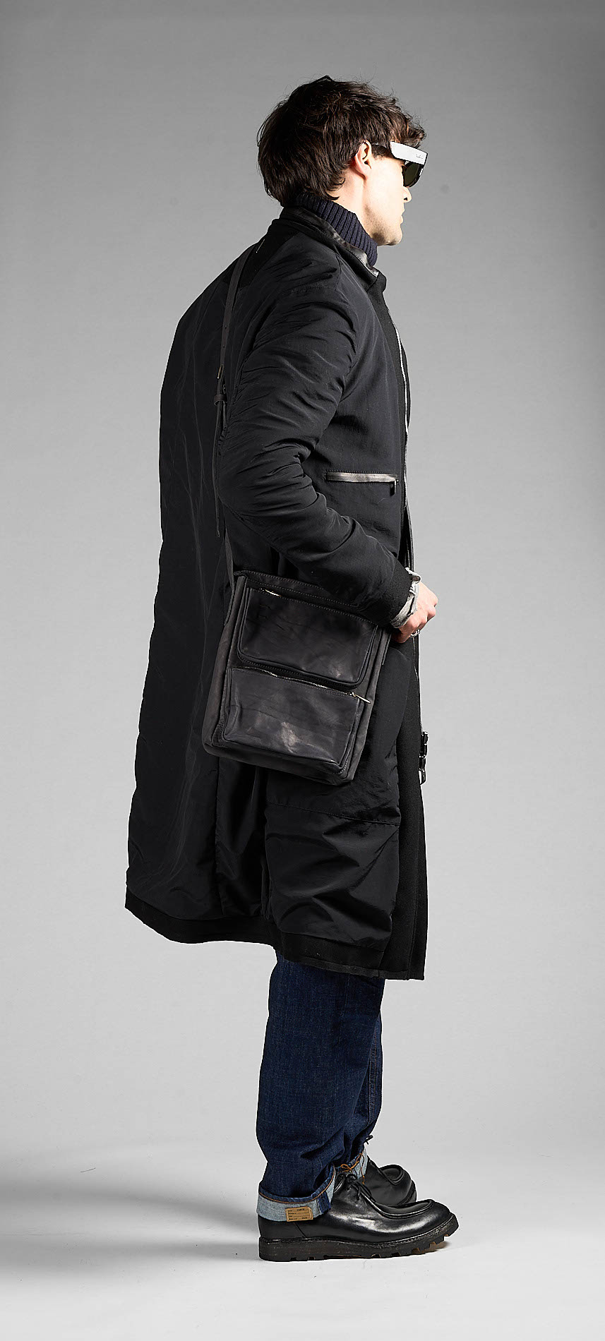 daniele basta leather and silver bags - WEARING